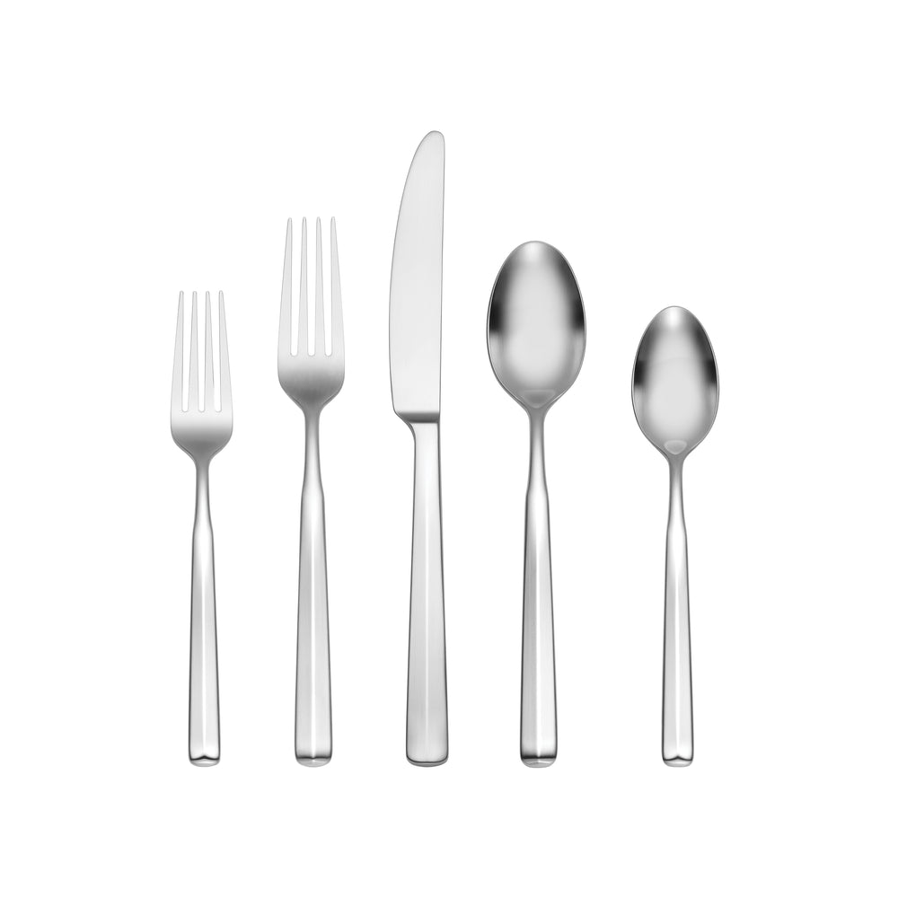 Lenox Oneida Ryder Satin 20-Piece Flatware Set Metallic, STAINLESS METAL 897334
