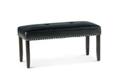 Steve Silver Westby Black Leatherette Dining Bench w/ WB380BN