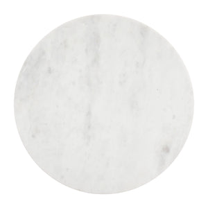 Izola Side Table White & Black 109916 Zuo Modern