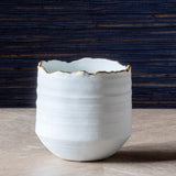 Gilded Organic Edge Pot, 5" ECL36011 Park Hill