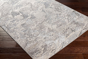 Livabliss Impulse Machine Woven Polypropylene Rug High Low Pile Geometric Accent for Living Rooms Charcoal, Gray 5'3" x 7'3" IPS2301-5373