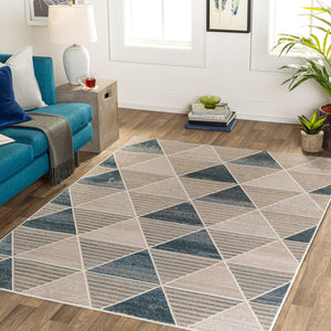 Livabliss Impulse Geometric Machine Woven Polypropylene Rug for Entryways and Hallways IPS2306-23