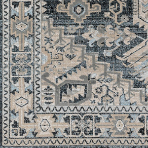 Livabliss Impulse Turkish Crafted Traditional Area Rug with High Low Pile for Entryways and Baths IPS2308-23