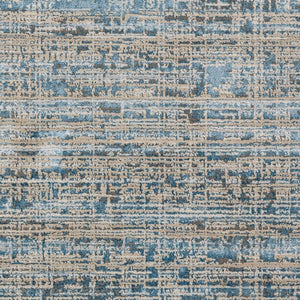 Livabliss Impulse Machine Woven Accent Rug with High Low Pile Sheen for Modern Entryways Deep Teal, Gray 8'10" x 12' IPS2310-81012