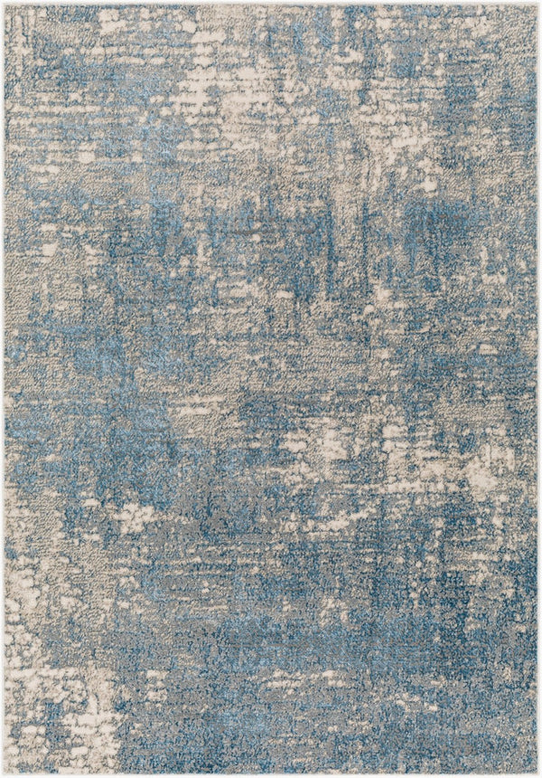 Livabliss Impulse Geometric Neutral Machine Woven Area Rug Soft Blended Pile for Entryway or Living Room Deep Teal, Taup 2' x 2'11" IPS2313-23