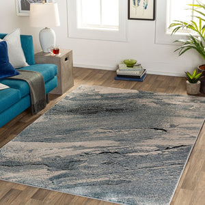 Livabliss Impulse Machine Woven Polypropylene Accent Rug Neutral Tones for Entryway or Bath IPS2317-23