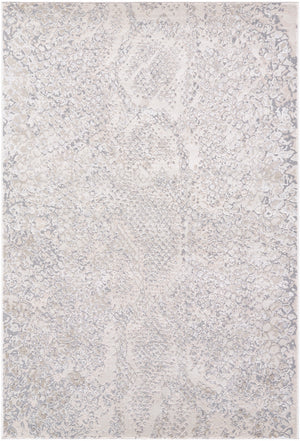 Impulse IPS-2320 9'2" x 12' Machine Woven Rug IPS2320-9212  Ivory, Light Slate, Cream, Light Gray, Light Beige Surya