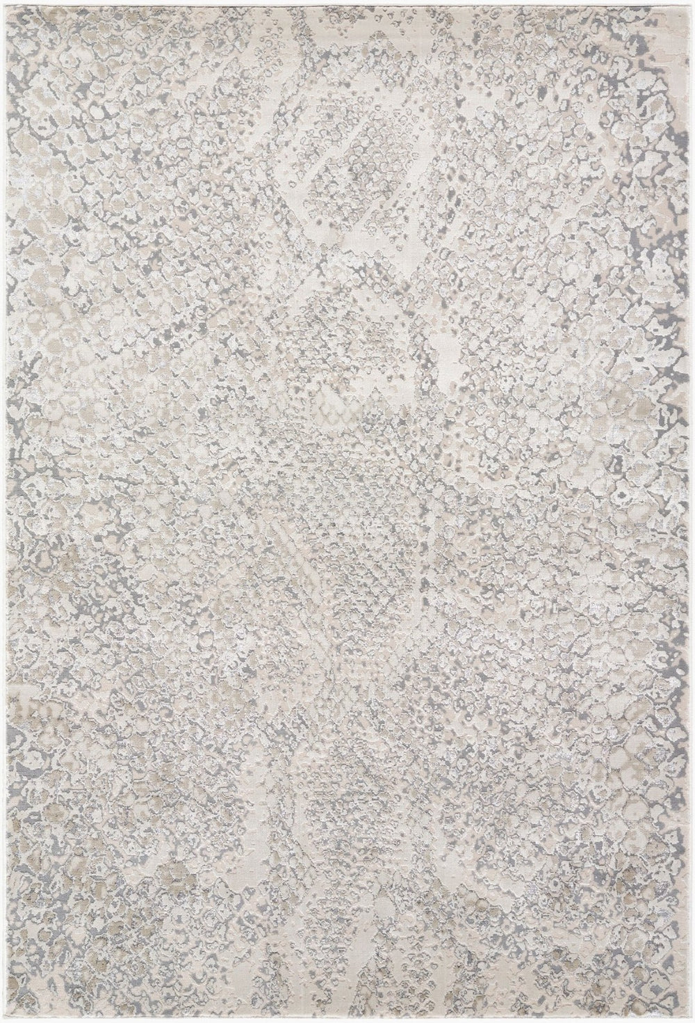 Livabliss Impulse Geometric Mid-century Modern Machine Woven Polypropylene Accent Rug for Entryways Ivory, Light Sl 2' x 2'11" IPS2320-23