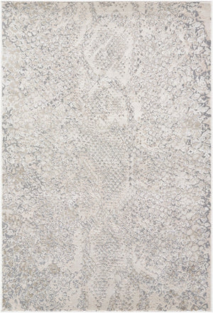 Livabliss Impulse Geometric Mid-century Modern Machine Woven Polypropylene Accent Rug for Entryways Ivory, Light Sl 2' x 2'11" IPS2320-23