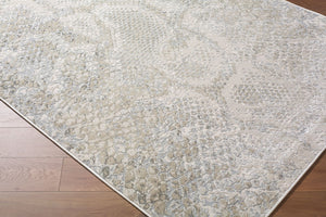 Livabliss Impulse Geometric Mid-century Modern Machine Woven Polypropylene Accent Rug for Entryways Ivory, Light Sl 2' x 2'11" IPS2320-23