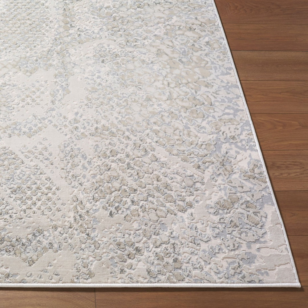 Livabliss Impulse Geometric Mid-century Modern Machine Woven Polypropylene Accent Rug for Entryways Ivory, Light Sl 2' x 2'11" IPS2320-23