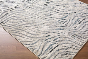 Livabliss Impulse Machine Woven Geometric Accent Rug Mid-century Modern Style for Entryways Cream, Light Sl 2' x 2'11" IPS2321-23