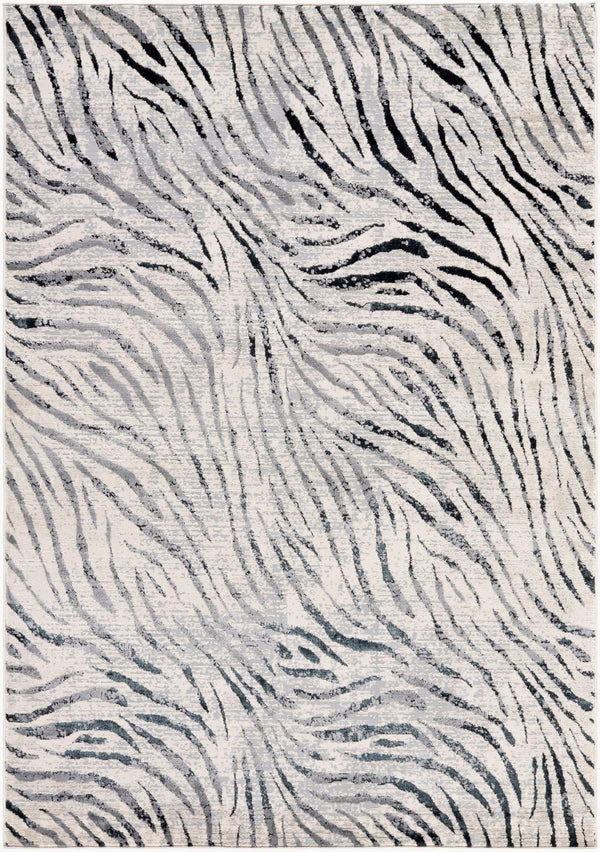 Livabliss Impulse Machine Woven Geometric Accent Rug Mid-century Modern Style for Entryways Cream, Light Sl 2' x 2'11" IPS2321-23