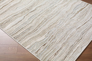 Livabliss Impulse Geometric Mid-century Modern Machine Woven Polypropylene Accent Rug for Entryways Ivory, Cream 7'10" x 10' IPS2322-71010
