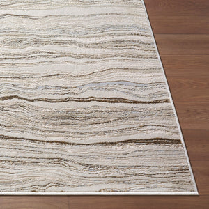 Livabliss Impulse Geometric Mid-century Modern Machine Woven Polypropylene Accent Rug for Entryways Ivory, Cream 7'10" x 10' IPS2322-71010