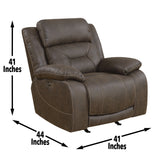 Steve Silver Aria Power-Power Recliner Brown AA950CBN