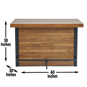 English Elm Steve Silver - Tyler - Table And Base - Light Brown