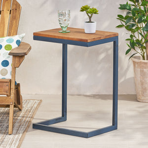 English Elm Christopher Knight Home® - Accent Table - Rustic Firwood Antique Design With Iron Frame For Versatile Home Décor Solutions 58970.00L