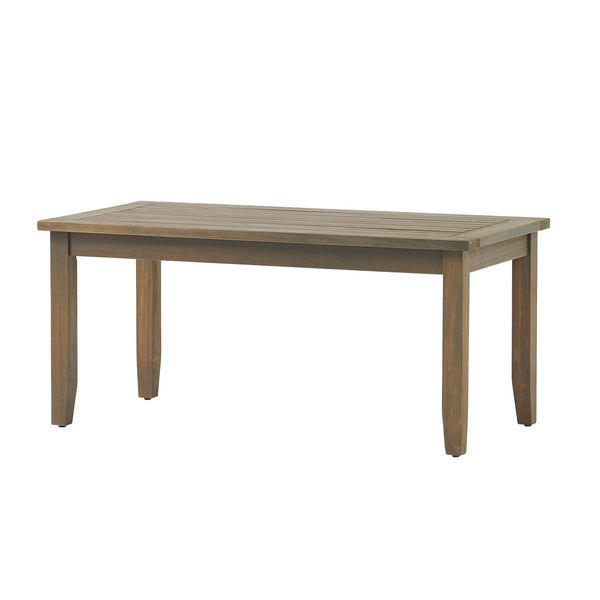 English Elm Christopher Knight Home® - 4-Person Outdoor Seating Group - Stylish Acacia Wood Set With Water-Resistant Cushions For Patios 57973.00GRY-2_57972.00SETGRY