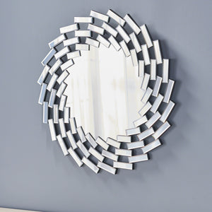English Elm Christopher Knight Home® - MIRROR Clear MDF Framed Decorative Wall Mirror 37x36.5in Sleek Modern Design for Home & Bathroom 62613.00