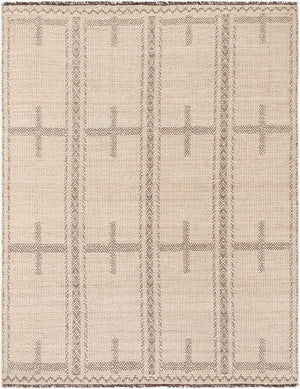 Surya Irfan 10' X 14' Handwoven Rug - Bohemian Charm, Durable Cotton & Wool Blend, Low Maintenance Design Beige Wool,Cotton Irf2300-810
