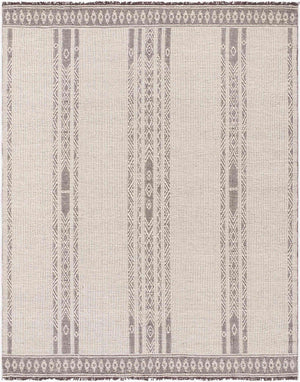 Surya Irfan 10' X 14' Handwoven Rug - Bohemian Charm, Durable Cotton & Wool Blend, Low Maintenance Design Ivory Wool,Cotton Irf2301-1014