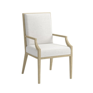 A.R.T. Furniture Eave II Dining Armchair: Elegant Comfort with Neutral Upholstery for Modern Dining Spaces & Style 436207-1825