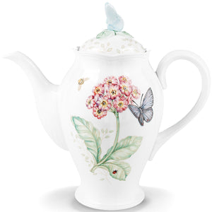 Lenox Butterfly Meadow Coffeepot Multi, WHITE PORCELAIN 6083943