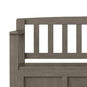 English Elm Brooklyn Handcrafted Entryway Storage Bench With Spacious Compartments And Farmhouse Charm B136P158494