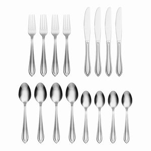 Lenox Hampton Forge Ginger Mirror 16-Piece Set Metallic, STAINLESS METAL 146A016HSN