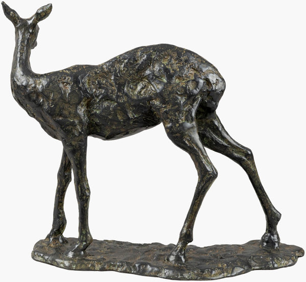 Surya Marins Rustic Decorative Sculpture - 11"H Metal Lodge-style Accent For Unique Home Décor Charm Metallic ,Bronze Iron Irm001-11135