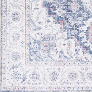 Livabliss Iris Flatweave Polyester Area Rug Medallion Pattern for Entryways and High Traffic Zones IRS2302-2339
