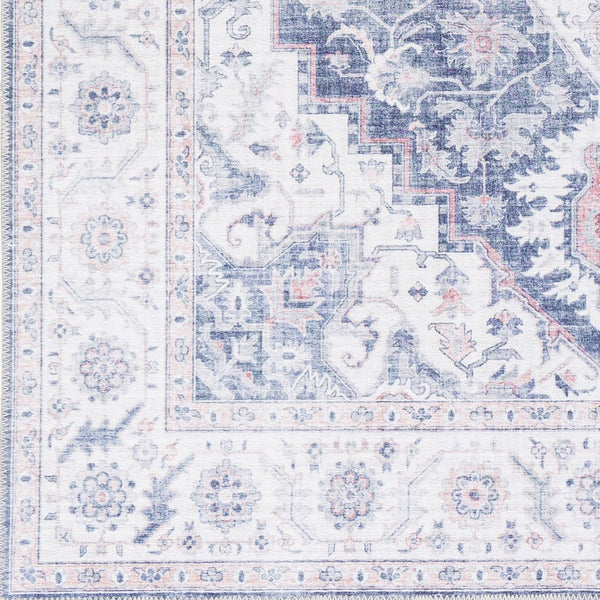 Livabliss Iris Flatweave Polyester Area Rug Medallion Pattern for Entryways and High Traffic Zones IRS2302-2339