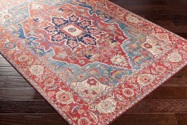 Livabliss Iris Flatweave Polyester Runner Rug Traditional Pattern for Hallway and Entryway IRS2309-2676