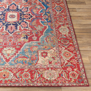 Livabliss Iris Flatweave Polyester Runner Rug Traditional Pattern for Hallway and Entryway IRS2309-2676