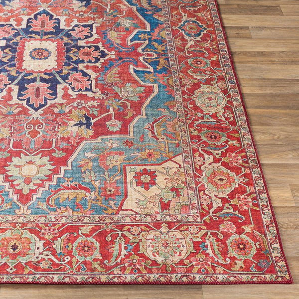 Livabliss Iris Flatweave Polyester Runner Rug Traditional Pattern for Hallway and Entryway IRS2309-2676