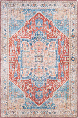 Livabliss Iris Floral Machine Woven Polyester Area Rug Traditional Style for Living Room IRS2313-576