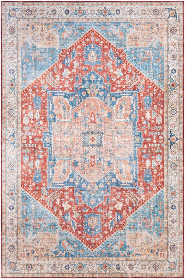 Livabliss Iris Floral Machine Woven Polyester Area Rug Traditional Style for Living Room IRS2313-576