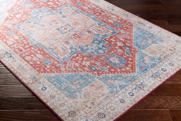 Livabliss Iris Floral Machine Woven Polyester Area Rug Traditional Style for Living Room IRS2313-576