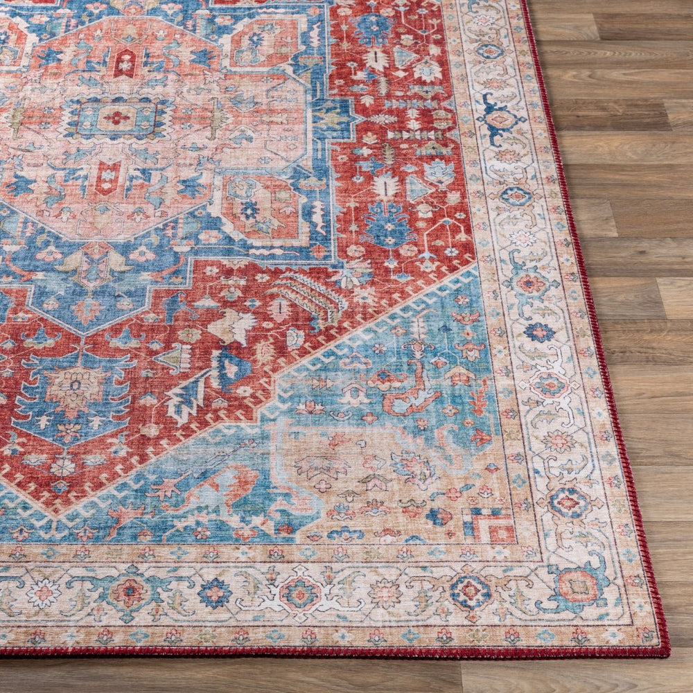 Livabliss Iris Floral Machine Woven Polyester Area Rug Traditional Style for Living Room IRS2313-576