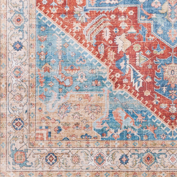 Livabliss Iris Floral Machine Woven Polyester Area Rug Traditional Style for Living Room IRS2313-576