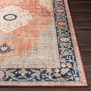 Livabliss Iris Flatweave Polyester Area Rug Traditional Pattern for Entryway and High Traffic Spots IRS2315-2339