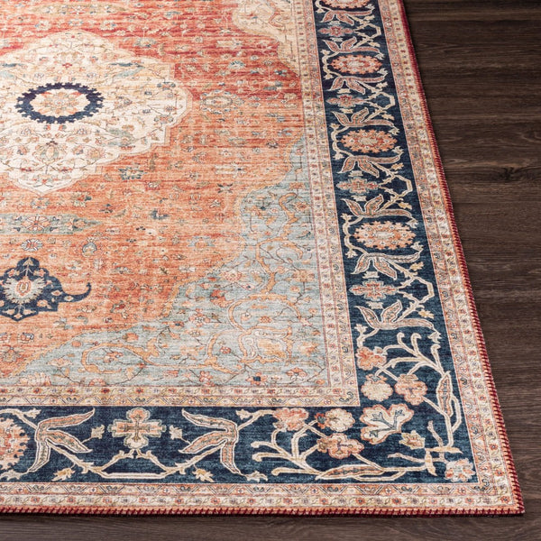 Livabliss Iris Flatweave Polyester Area Rug Traditional Pattern for Entryway and High Traffic Spots IRS2315-2339