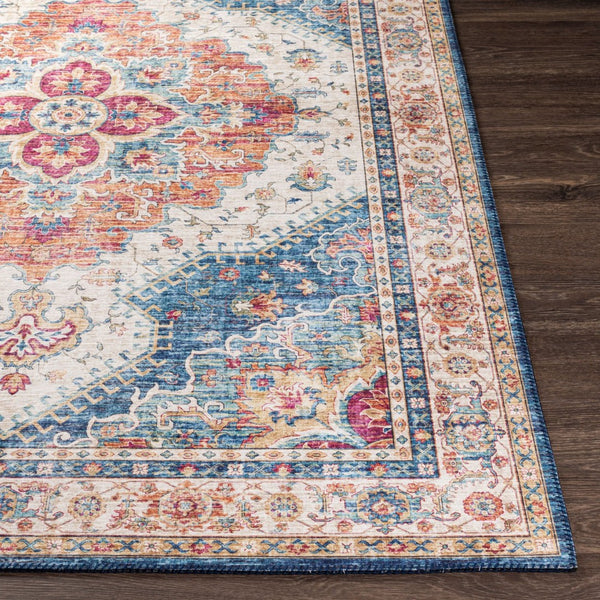Livabliss Iris Machine Woven Polyester Rug Traditional Pattern for Entryways and High Traffic Floors IRS2319-2339