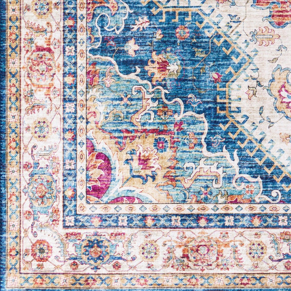 Livabliss Iris Machine Woven Polyester Rug Traditional Pattern for Entryways and High Traffic Floors IRS2319-2339