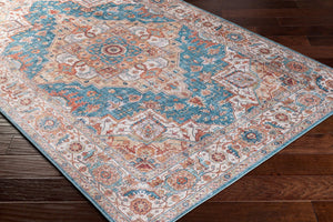 Livabliss Iris Traditional Flatweave Polyester Accent Rug for Entryway Bath or Bedside Dark Blue, Dark 2'7" x 7'7" IRS2326-2676