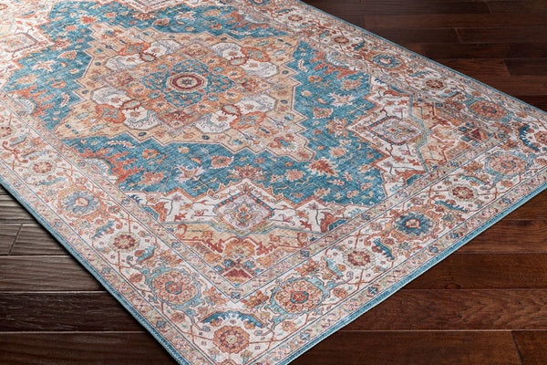 Livabliss Iris Traditional Flatweave Polyester Accent Rug for Entryway Bath or Bedside Dark Blue, Dark 2'7" x 7'7" IRS2326-2676
