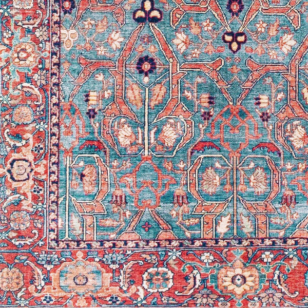 Livabliss Iris Flatweave Polyester Area Rug Traditional Pattern for Entryway or Bedroom IRS2334-2339