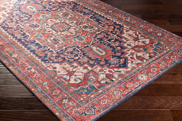 Livabliss Iris Flatweave Polyester Area Rug Traditional Pattern for Entryway or Bedroom Accent IRS2336-2339