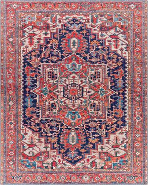Livabliss Iris Flatweave Polyester Area Rug Traditional Pattern for Entryway or Bedroom Accent IRS2336-2339